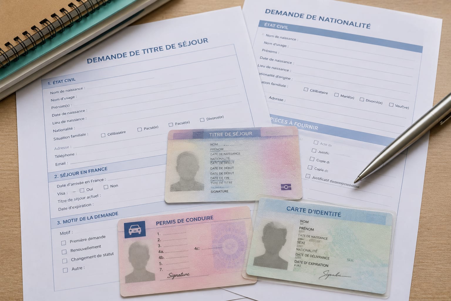 Réalisation de démarches administratives